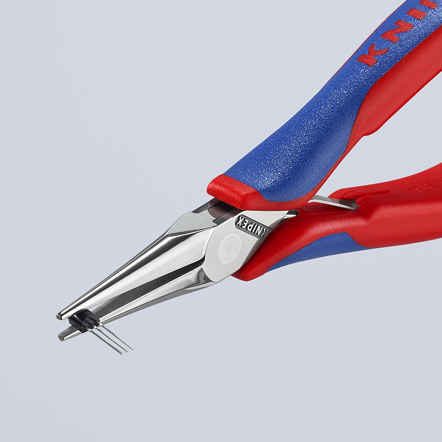 KNIPEX 35 62 145 Elektronik-Greifzange 149 mm spiegelpoliert mit Mehrkomponenten-Hüllen spiegelpoliert Produktbild img4 L