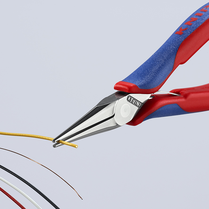 KNIPEX 35 62 145 Elektronik-Greifzange 149 mm spiegelpoliert mit Mehrkomponenten-Hüllen spiegelpoliert Produktbild img6 L