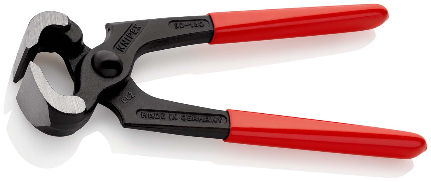 KNIPEX 50 01 160 Kneifzange 160 mm schwarz atramentiert mit Kunststoff überzogen poliert Produktbild img2 L
