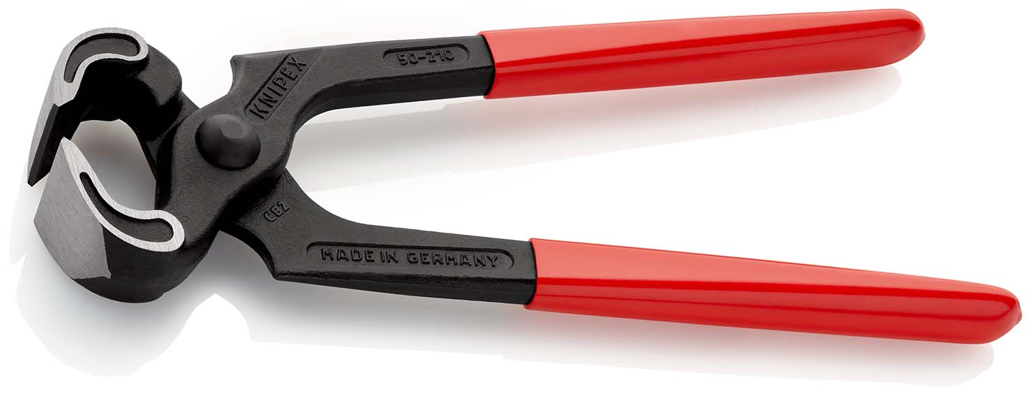 KNIPEX 50 01 210 Kneifzange 210 mm schwarz atramentiert mit Kunststoff überzogen poliert Produktbild img2 L