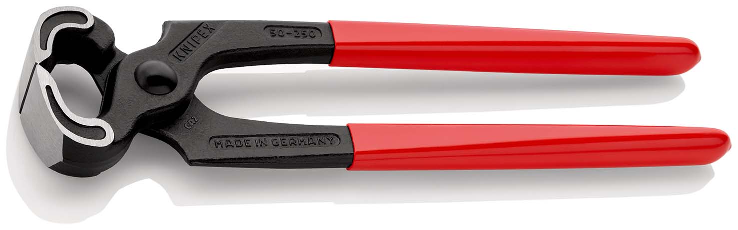 KNIPEX 50 01 250 Kneifzange 250 mm schwarz atramentiert mit Kunststoff überzogen poliert Produktbild img1 L