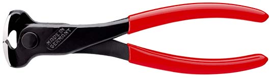 KNIPEX 68 01 180 Vornschneider 180 mm schwarz atramentiert mit Kunststoff überzogen poliert Produktbild img2 L
