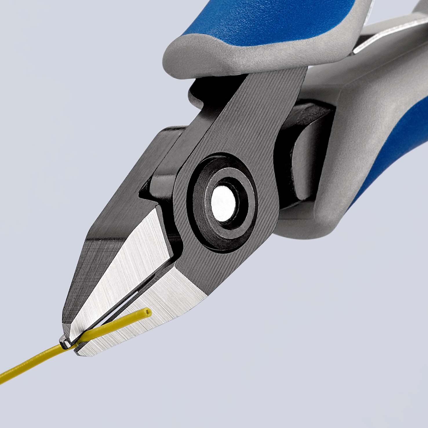 KNIPEX 79 52 125 Präzisions-Elektronik-Seitenschneider 125 mm brüniert mit Mehrkomponenten-Hüllen poliert Produktbild img5 L