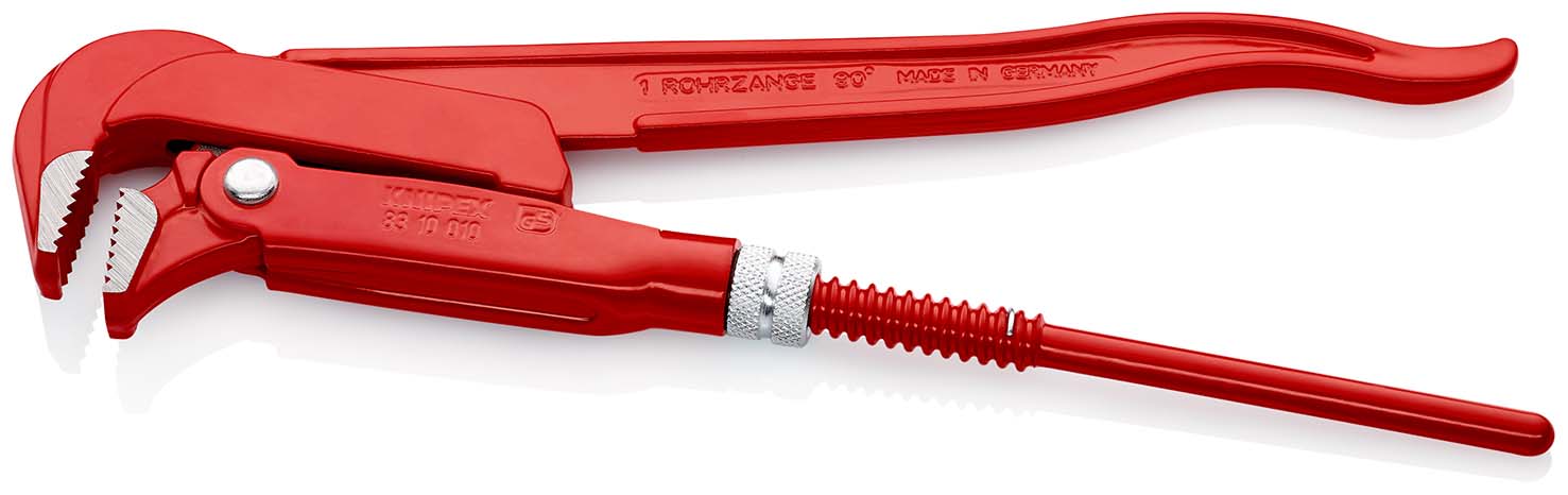 KNIPEX 83 10 010 Rohrzange 90° 310 mm rot pulverbeschichtet Produktbild img2 L