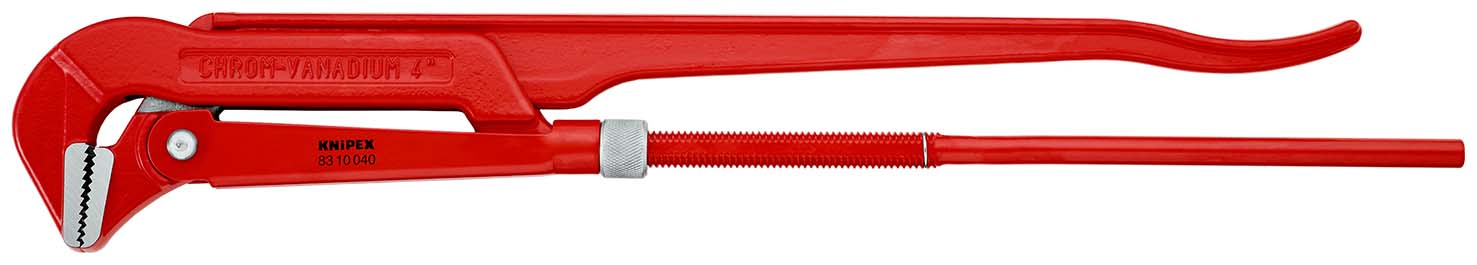 KNIPEX 83 10 040 Rohrzange 90° 750 mm rot pulverbeschichtet Produktbild img1 L