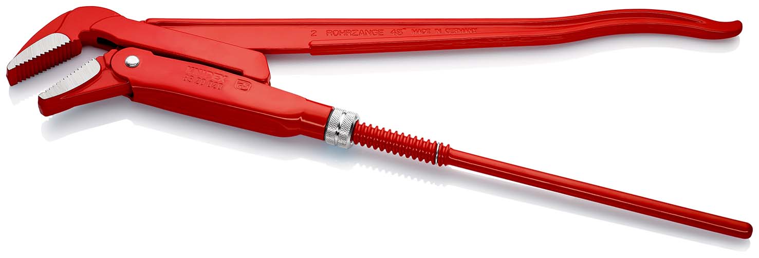 KNIPEX 83 20 020 Rohrzange 45° 570 mm rot pulverbeschichtet Produktbild img2 L