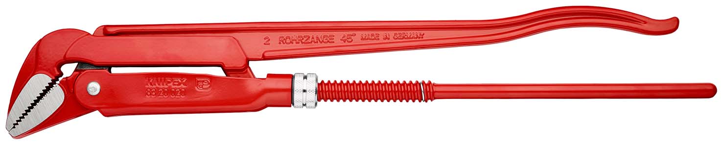 KNIPEX 83 20 020 Rohrzange 45° 570 mm rot pulverbeschichtet Produktbild img1 L