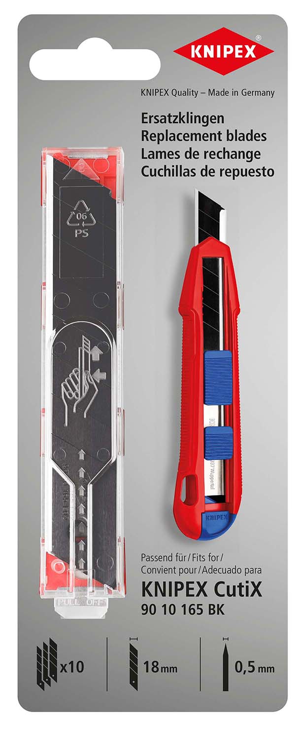 KNIPEX 90 10 165 E02 Ersatzklingen für 90 10 165 BK (10x) Produktbild img1 L
