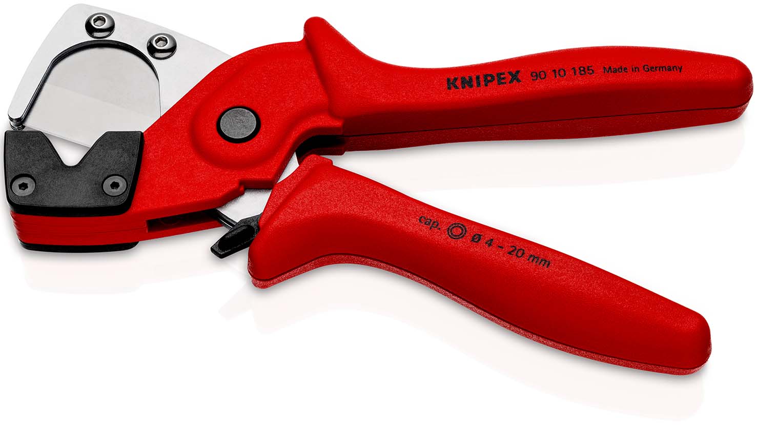 KNIPEX 90 10 185 Rohrschneider für Mehrschicht- und Pneumatikschläuche 185 mm aus zähem, glasfaserverstärktem Kunststoff Produktbild img2 L