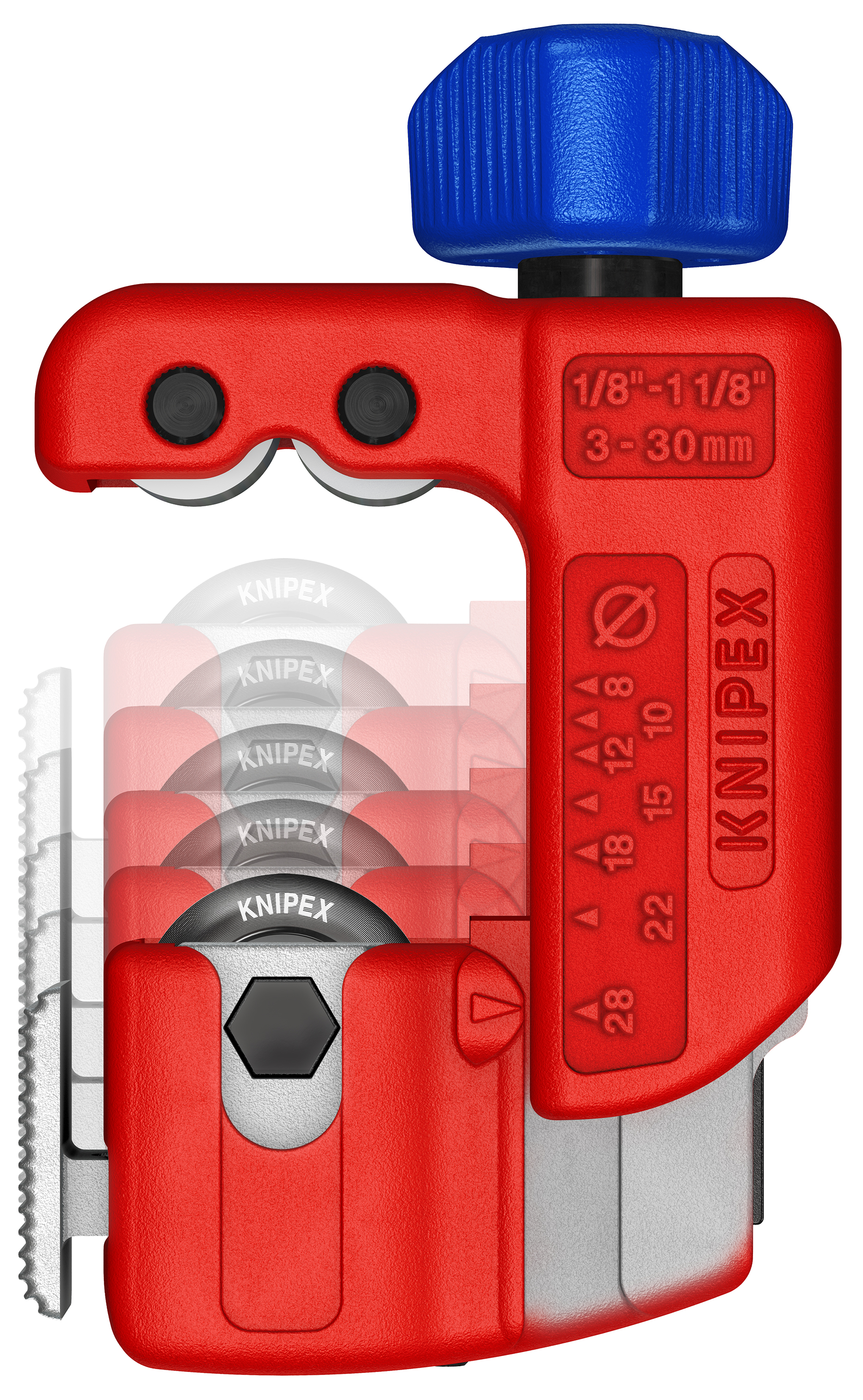 KNIPEX 90 31 01 TubiX® S Rohrabschneider 77 mm Produktbild img2 L