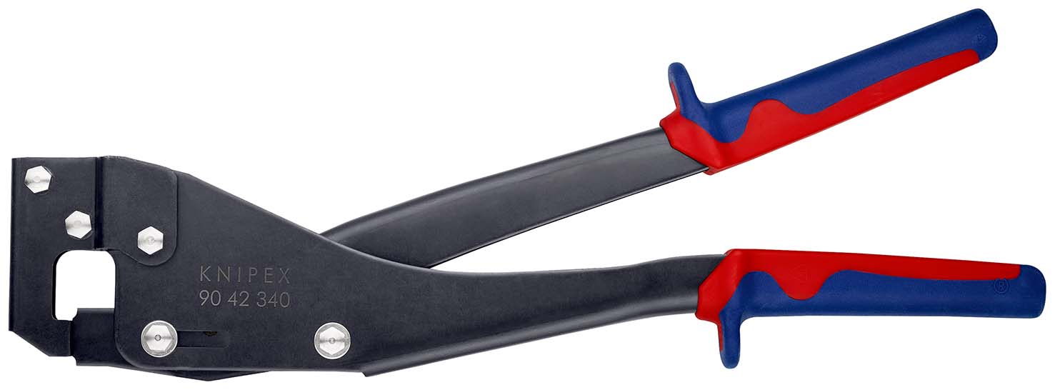 KNIPEX 90 42 340 EAN Profil-Verbundzange 340 mm brüniert mit Mehrkomponenten-Hüllen Produktbild img1 L