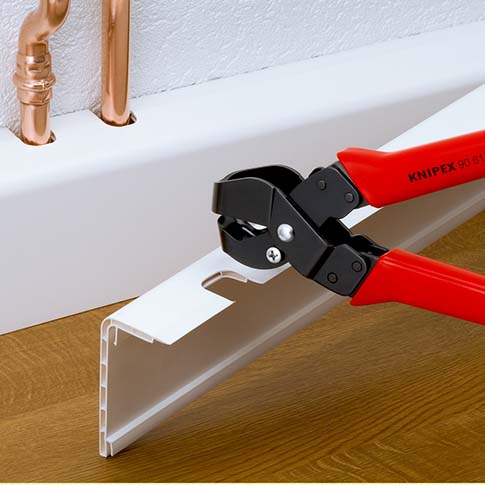 KNIPEX 90 61 20 EAN Ausklinkzange 250 mm brüniert mit Kunststoff-Hüllen Produktbild img2 L