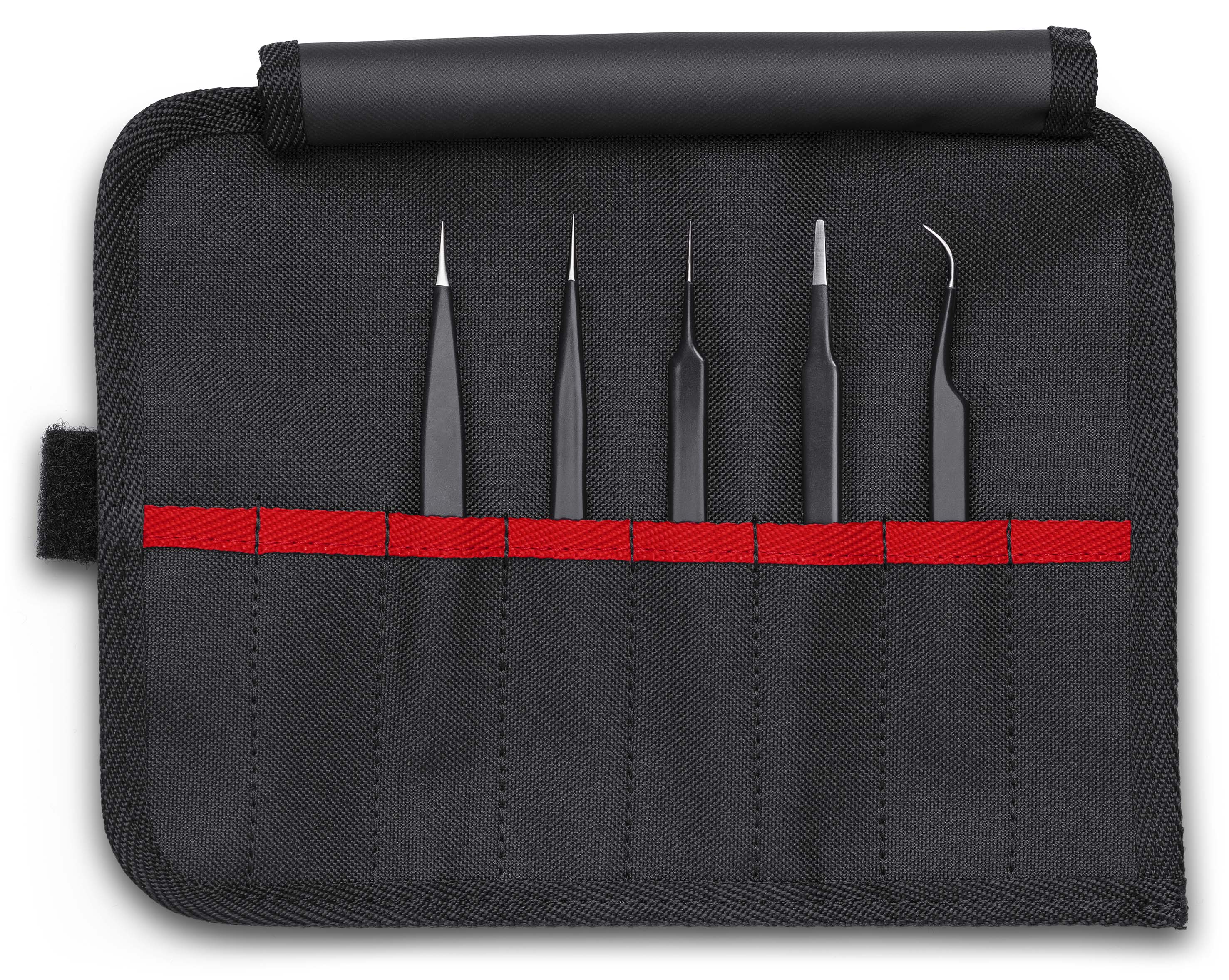 KNIPEX 92 00 01 ESD Universalpinzetten-Set ESD 5-teilig Produktbild img1 L
