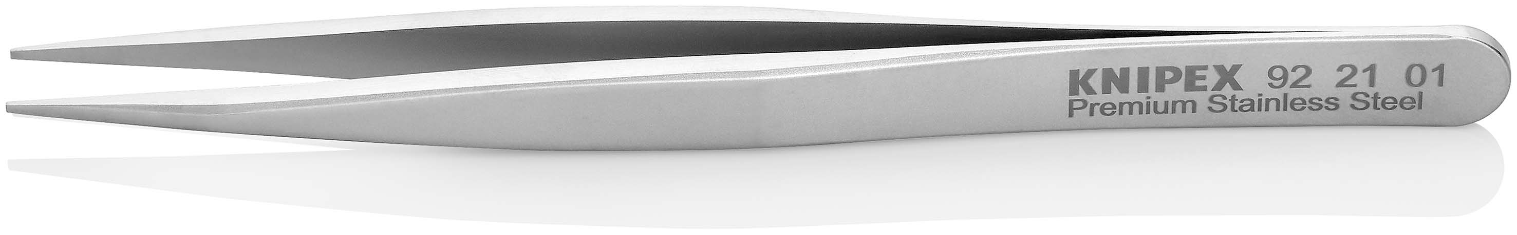 KNIPEX 92 21 01 Präzisionspinzette 120 mm Glatt Produktbild img1 L