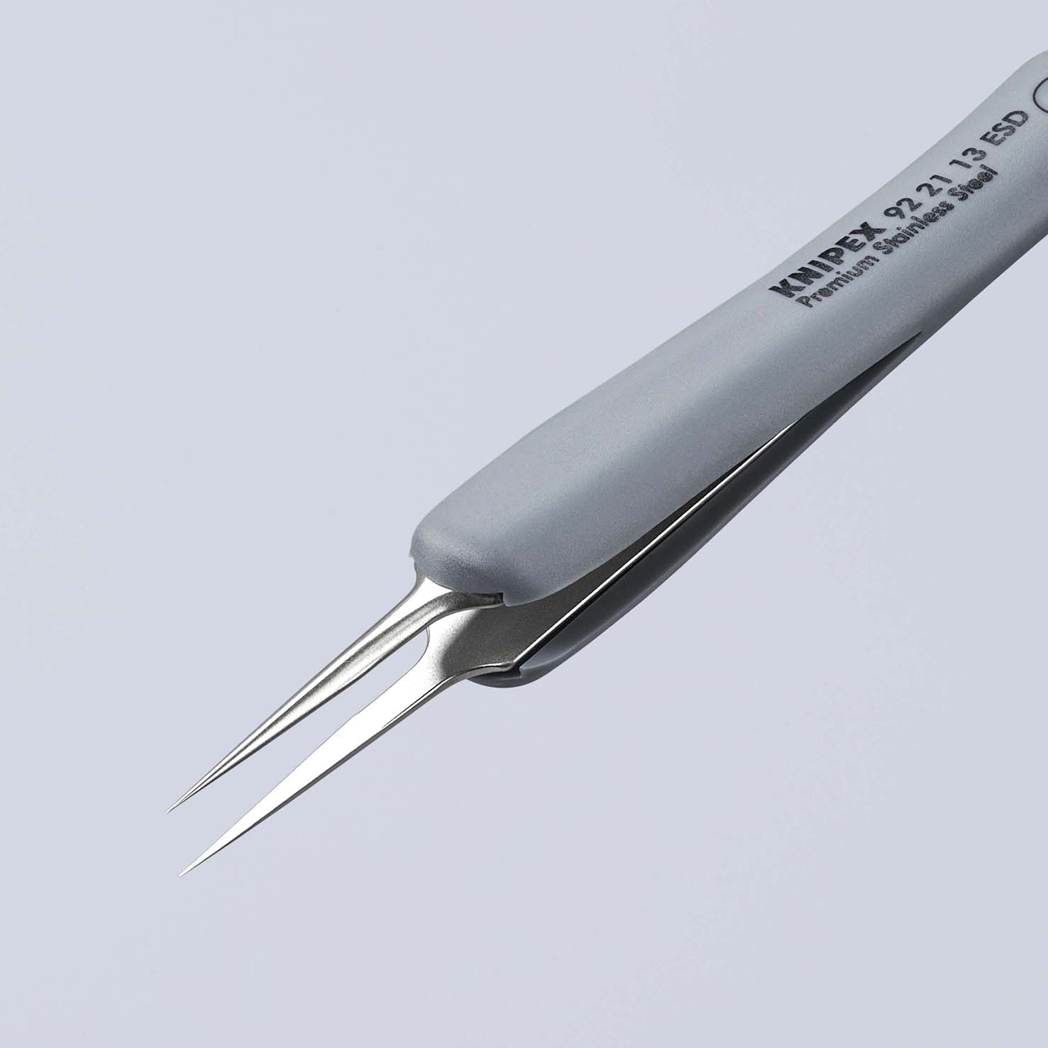 KNIPEX 92 21 01 Präzisionspinzette 120 mm Glatt Produktbild img7 L