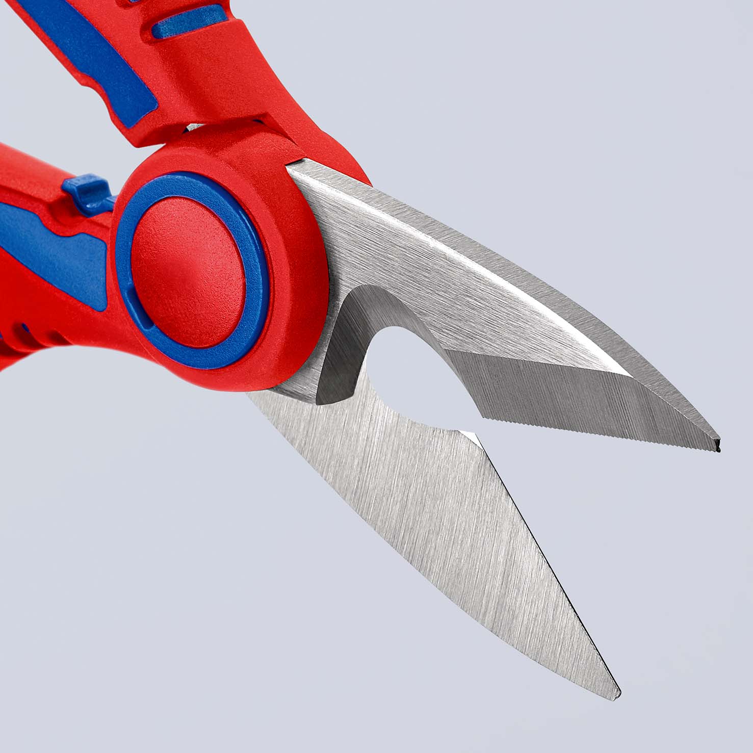 KNIPEX 95 05 155 SB Elektrikerscheren 155 mm mit Mehrkomponenten-Hüllen, glasfaserverstärkt poliert Produktbild img19 L