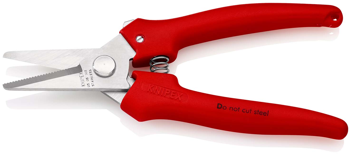 KNIPEX 95 05 140 Kombischere 140 mm mit Kunststoff umspritzt poliert Produktbild img2 L