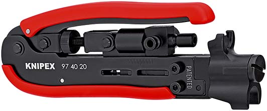 KNIPEX 97 40 20 SB Kompressionswerkzeug 175 mm Produktbild img2 L
