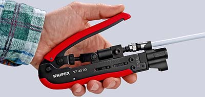 KNIPEX 97 40 20 SB Kompressionswerkzeug 175 mm Produktbild img3 L