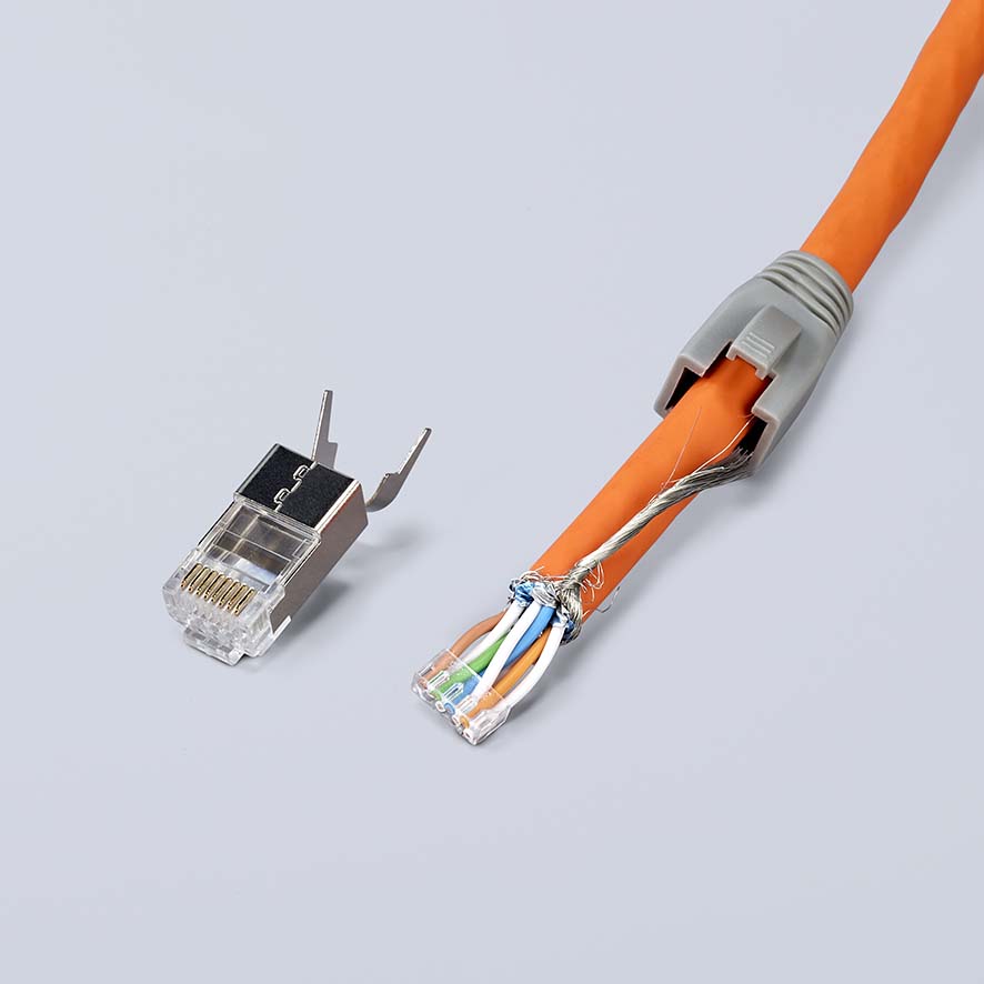 KNIPEX 97 51 13 Crimpzange für RJ45-Westernstecker 190 mm brüniert mit Mehrkomponenten-Hüllen Produktbild img6 L