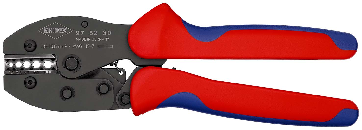 KNIPEX Crimpzange PreciForce 97 52 30 SB 1, 5-10mm² 220mm Produktbild img1 L