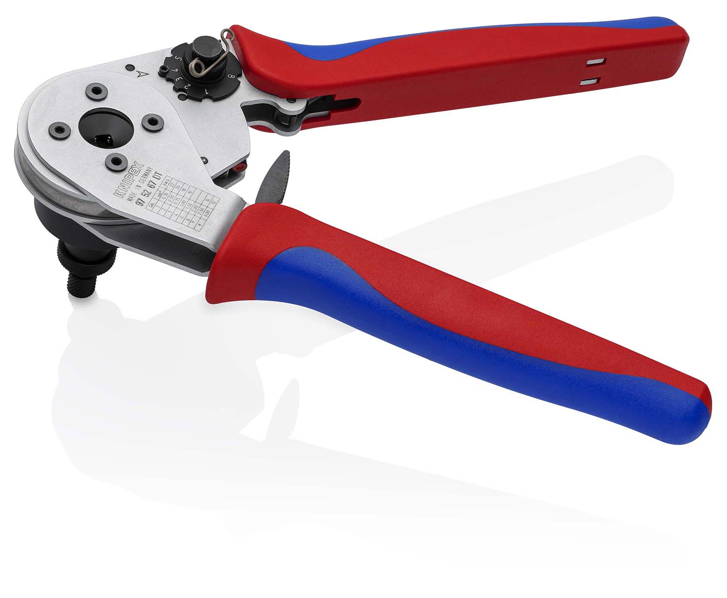 KNIPEX 97 52 67 DT Vierdorncrimpzange für DT-Kontakte 230 mm Produktbild img2 L
