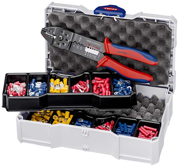 KNIPEX 97 90 26 Crimp-Sortiment für Kabelverbinder 13-teilig 265 mm Produktbild img2 L