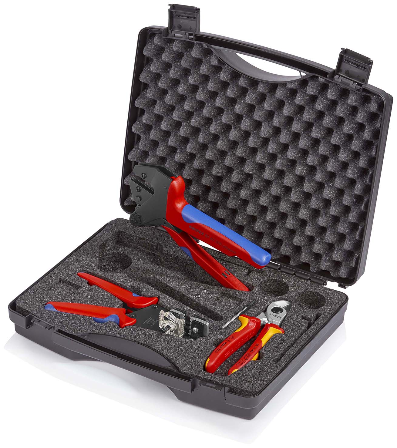 KNIPEX 97 91 03 Werkzeugkoffer für Photovoltaik 1 x 12 12 12, 1 x 95 16 165, 1 x 97 43 200 A Produktbild img1 L
