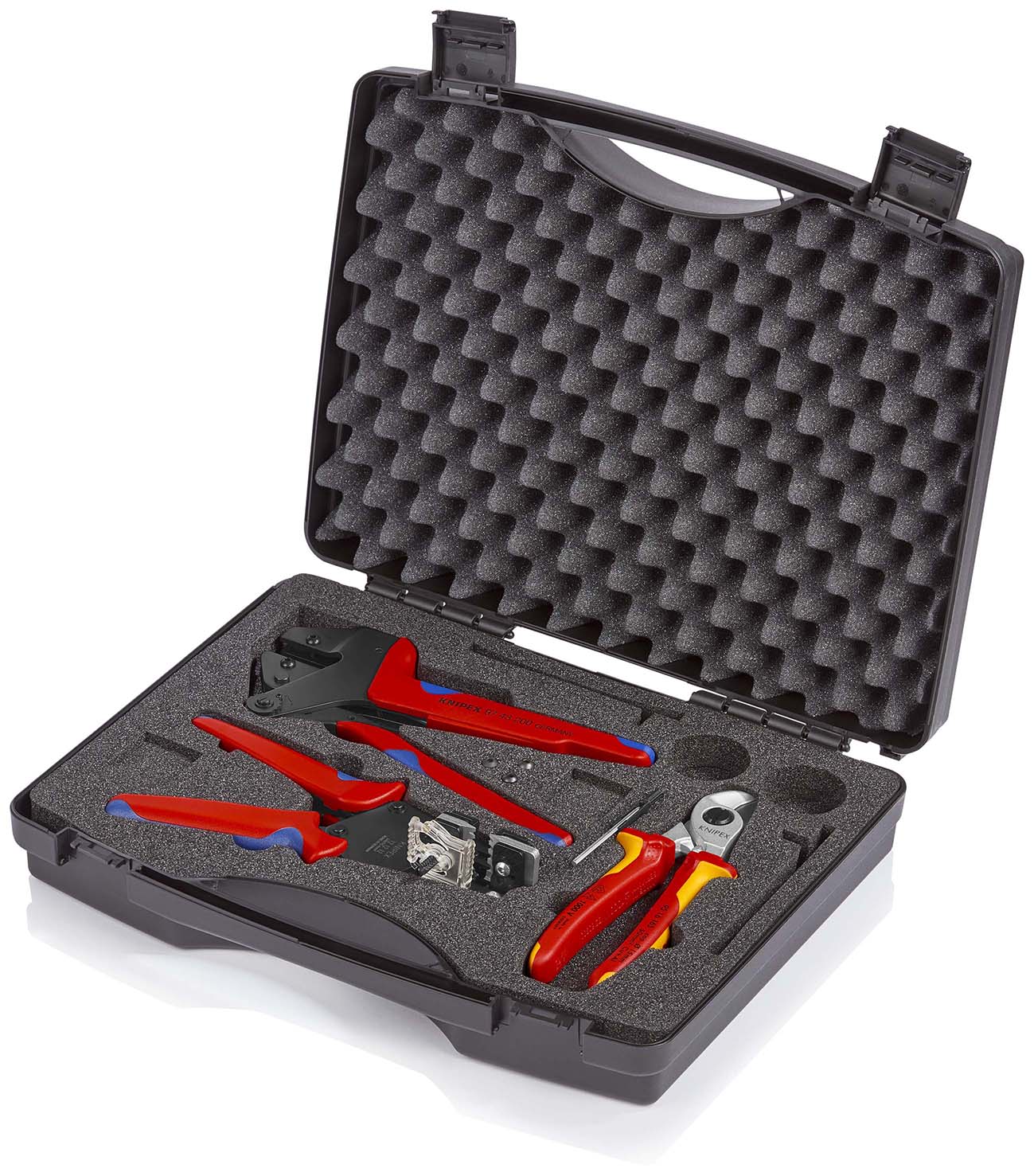 KNIPEX 97 91 03 Werkzeugkoffer für Photovoltaik 1 x 12 12 12, 1 x 95 16 165, 1 x 97 43 200 A Produktbild img2 L