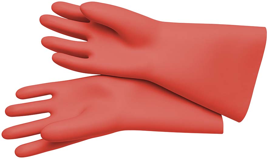 KNIPEX 98 65 42 Elektriker-Handschuhe isoliert Größe 11 / Klasse 0 410 mm Produktbild img1 L