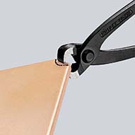 KNIPEX 99 00 200 EAN Monierzange (Rabitz- oder Flechterzange) 200 mm schwarz atramentiert poliert Produktbild img2 L
