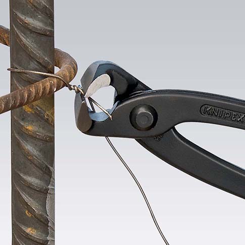 KNIPEX 99 00 200 EAN Monierzange (Rabitz- oder Flechterzange) 200 mm schwarz atramentiert poliert Produktbild img3 L