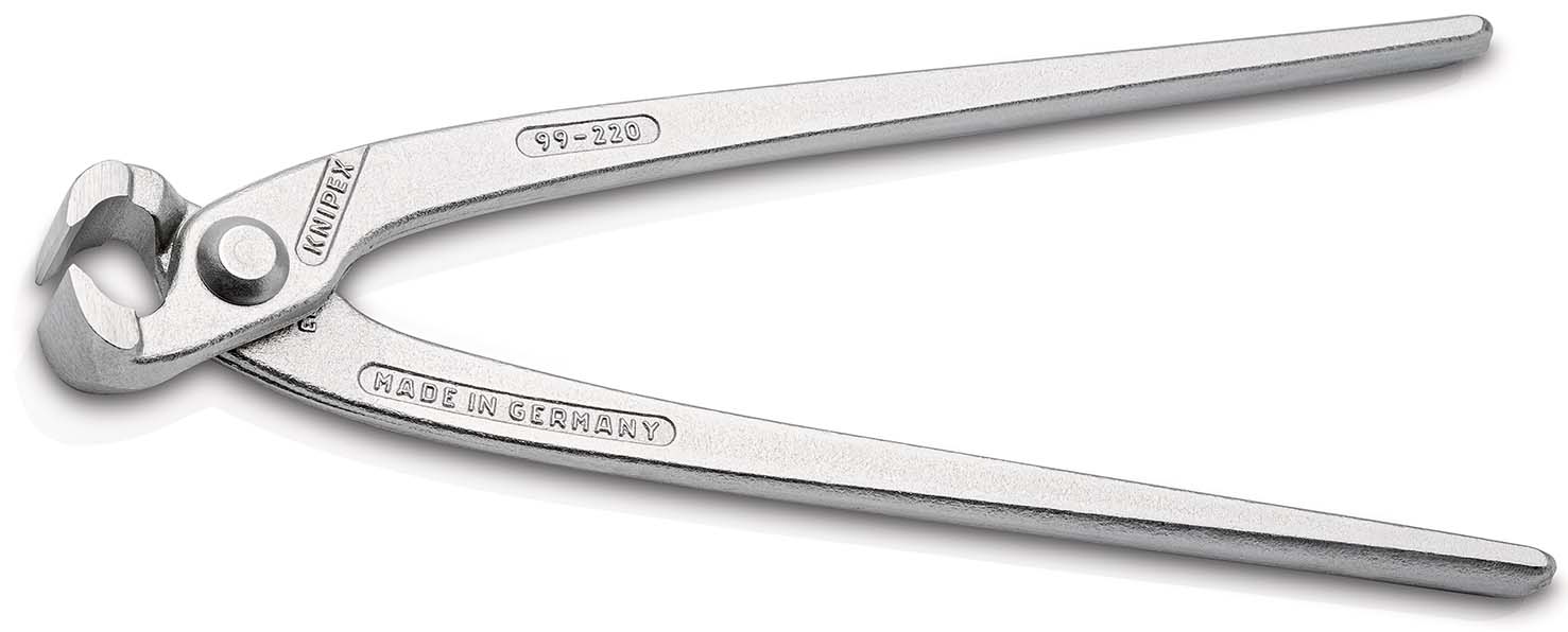 KNIPEX 99 04 220 EAN Monierzange (Rabitz- oder Flechterzange) 220 mm glanzverzinkt Produktbild img2 L