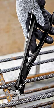 KNIPEX 99 10 250 Kraft-Monierzange hochübersetzt 250 mm schwarz atramentiert poliert Produktbild img3 L