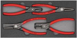 KNIPEX 00 20 01 V09 Zangen-Set in Schaumstoffeinlage 4-teilig Produktbild