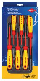 KNIPEX 00 20 12 V03 VDE Schraubendreher-Paket Phillips® / Pozidriv® 6-teilig Produktbild