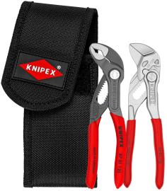 KNIPEX 00 20 72 V04 Mini-Zangenset in Werkzeuggürteltasche 1 x 86 03 125, 1 x 87 01 125 Produktbild
