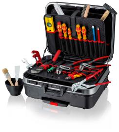 KNIPEX 00 21 06 HK S Werkzeugkoffer „BIG Basic Move" Sanitär 31-teilig 515 mm Produktbild