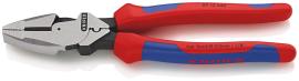 KNIPEX 09 12 240 Kraft-Kombizange "Lineman's Pliers" amerikanisches Modell 240 mm schwarz atramentiert mit Mehrkomponenten-Hüllen poliert Produktbild