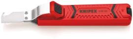 KNIPEX 16 20 165 SB Abmantelungswerkzeug mit Schleppklinge 165 mm schlagfestes Kunststoffgehäuse Produktbild