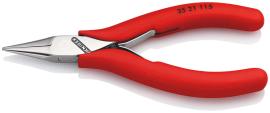 KNIPEX 35 21 115 Elektronik-Greifzange mit durchgestecktem Gelenk 115 mm mit rutschhemmendem Kunststoff überzogen spiegelpoliert Produktbild