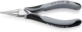 KNIPEX 35 52 145 ESD Elektronik-Greifzange ESD mit durchgestecktem Gelenk 145 mm spiegelpoliert mit Mehrkomponenten-Hüllen spiegelpoliert Produktbild