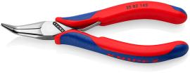 KNIPEX 35 82 145 Elektronik-Greifzange mit durchgestecktem Gelenk 145 mm mit Mehrkomponenten-Hüllen spiegelpoliert Produktbild