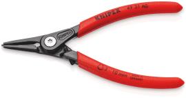 KNIPEX 49 31 A0 Präzisions-Sicherungsringzange für Außenringe auf Wellen mit Überdehnungsschutz 140 mm grau atramentiert mit rutschhemmendem Kunststoff überzogen Produktbild