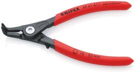 KNIPEX 49 41 A11 Präzisions-Sicherungsringzange für Außenringe auf Wellen 130 mm grau atramentiert mit rutschhemmendem Kunststoff überzogen Produktbild
