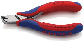 KNIPEX 64 32 120 Elektronik-Vornschneider 120 mm mit Mehrkomponenten-Hüllen spiegelpoliert Produktbild