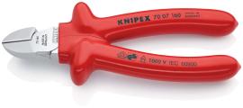 KNIPEX 70 07 160 Seitenschneider 160 mm verchromt tauchisoliert, VDE-geprüft Produktbild