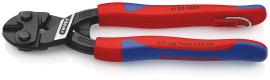 KNIPEX 71 02 200 T CoBolt® Kompakt-Bolzenschneider 200 mm schwarz atramentiert mit schlanken Mehrkomponenten-Hüllen, mit integrierter Befestigungsöse zum Anbringen einer Absturzsicherung Produktbild