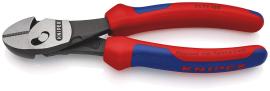 KNIPEX 73 72 180 TwinForce® Hochleistungs-Seitenschneider 180 mm schwarz atramentiert mit Mehrkomponenten-Hüllen poliert Produktbild