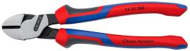 KNIPEX 74 22 200 Kraft-Seitenschneider 200 mm schwarz atramentiert mit Comfort-Griffen poliert Produktbild